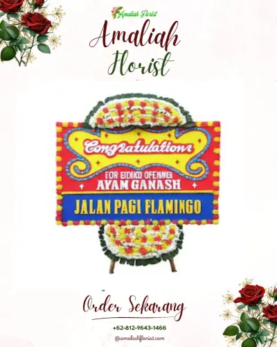 Bunga Papan Congratulation di Cisalada